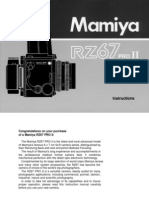 Mamiya RZ67pro2 Manual