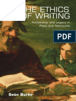 Seán Burke-The Ethics of Writing - Authorship and Responsibility in Plato, Nietzsche, Levinas