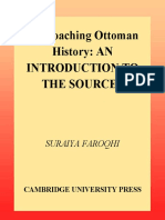 Suraiya Faroqhi-Approaching Ottoman History - An Introduction To The Sources (2000)
