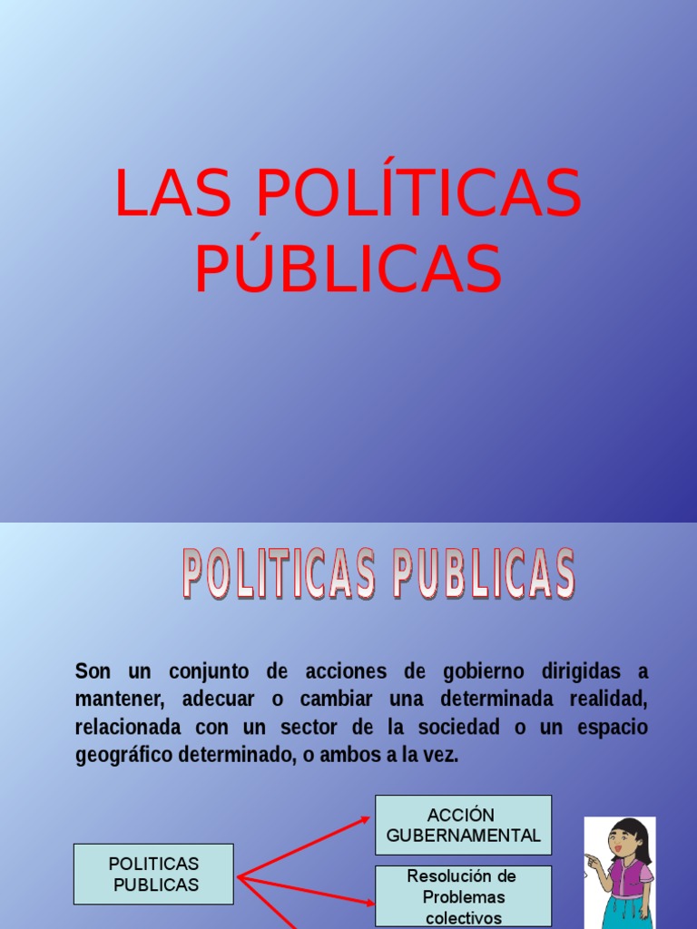 Las Politicas Publicas Beneficio Economia Politica
