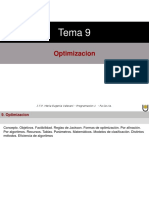 Def. de Algoritmos de Optimización