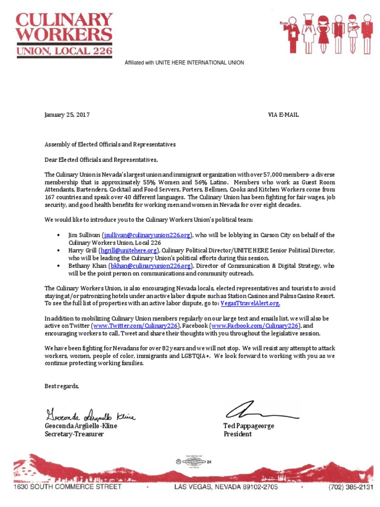 Message to Elected Officials | PDF