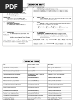 Chemical Tests