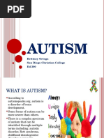 Autism: Brittney Ortega San Diego Christian College Ed 300