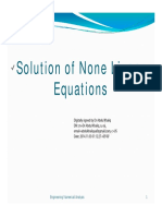 Nonlinear Equation Solver Bisection Method