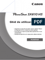 SX610 Manual Complet PDF