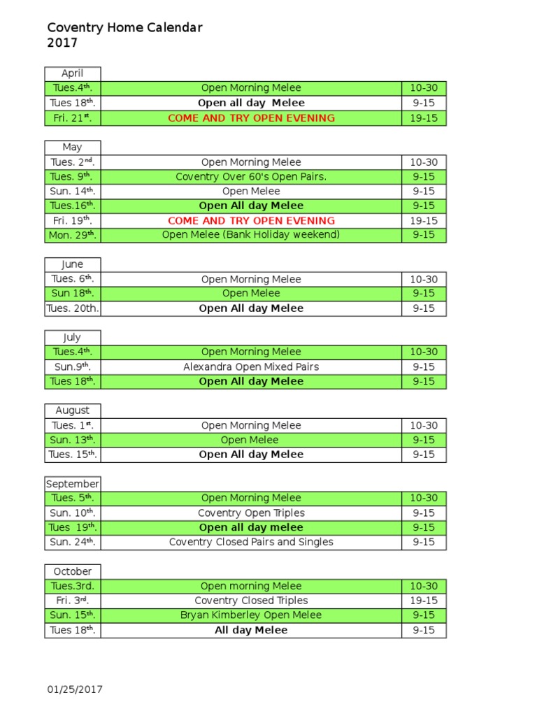 Coventry Calendar 2017 v2 PDF