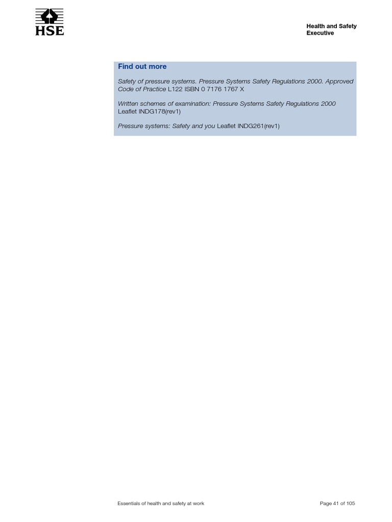 Extracted Pages From HSE Guide2 PDF | PDF | Noise | Occupational Safety ...
