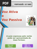 Voz Ativa e Passiva