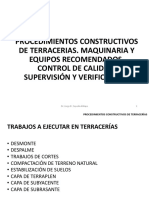 CURSO TERRACERIAS 2015 Tema 06 Procedimientos Constructivos