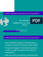 Conflict-Sensitive Monitoring & Evaluation