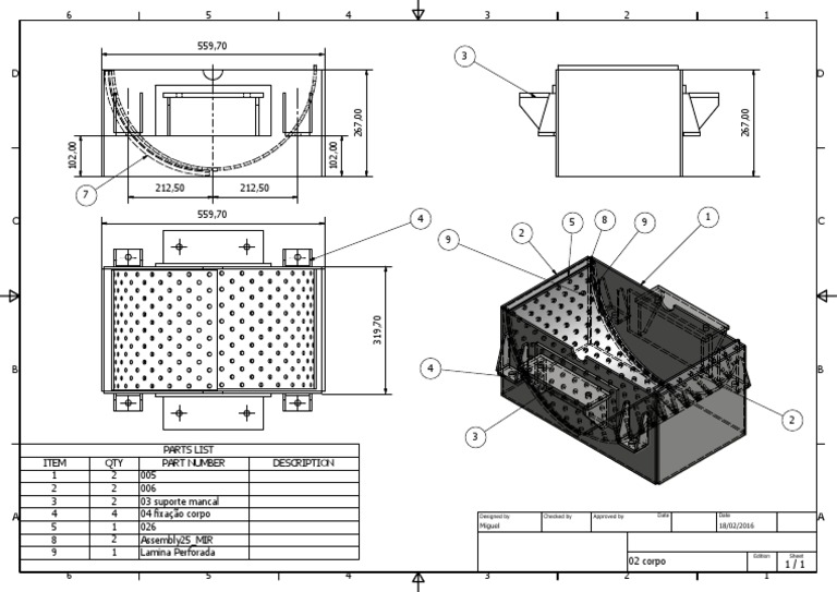 Parts List and Assembly Details | PDF