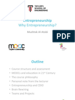 Entrepreneurship Lecture Note 01