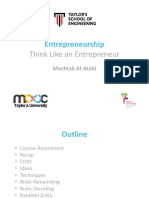 Entrepreneurship 03 Think Like An Entrepreneur