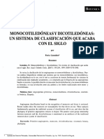 Sistema de clasificación de angiospermas basado en monocotiledóneas y dicotiledóneas cuestionado