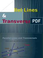 Parallel Lines: Transversals