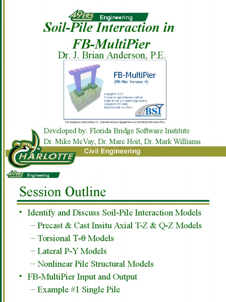 FB Pier Manual | PDF