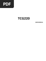 Manual TCG220