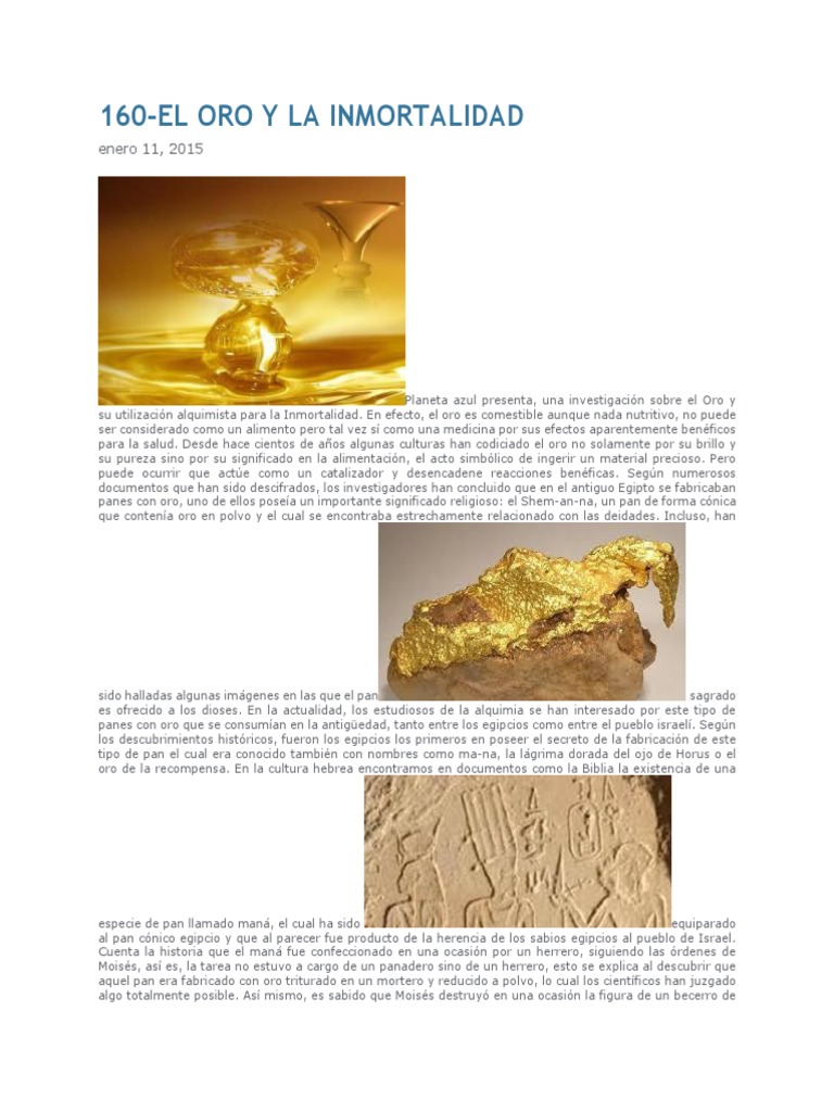 El Oro Monoatómico: Entre La Alquimia, Las élites Y Los Antiguos - Foto 2