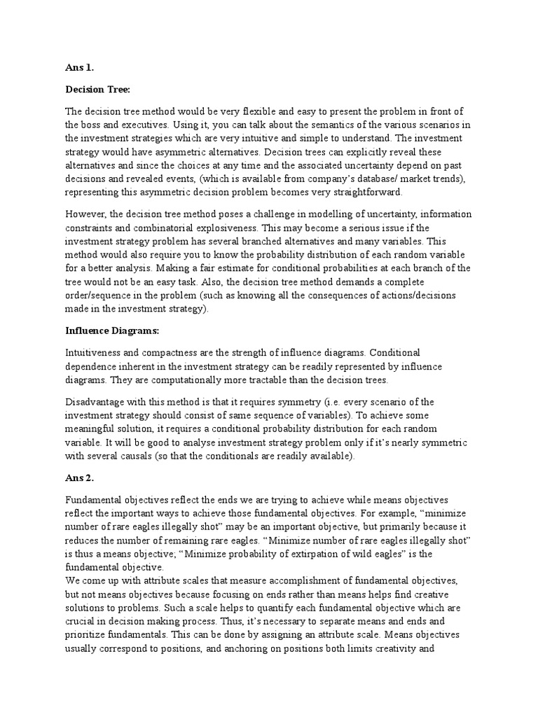 Making Hard Decisions Pdf Decision Making Cognitive Science