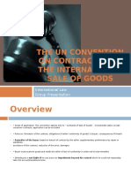 The Un Convention On Contracts For The International Sale of Goods