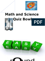 Math and Science Quiz Bowl