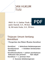 Teori Dan Hukum Konstitusi