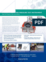 Flowmaster 250 Hydrant Flow and Pressure Test Instrument: WWW - Tsi.Ie