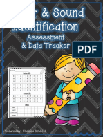 Assessment & Data Tracker: Letter & Sound Identification