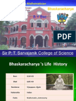 S.Y BSC: Bhaskaracharya