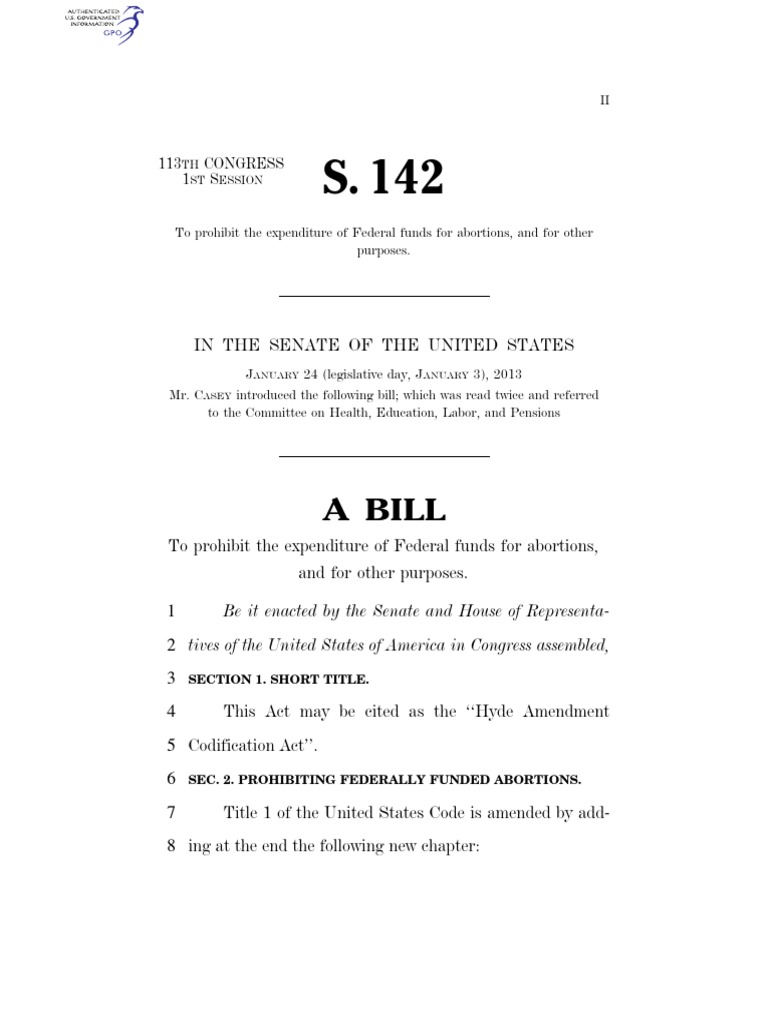 The Hyde Amendment PDF