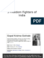 5 Freedom Fighters of India