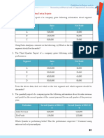 Segment Sales Net Profit: Sample Questions For Written Test in Projects