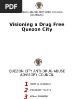 Visioning A Drug Free Quezon City: QC Anti-Drug Abuse Advisory Council (Qcadaac)