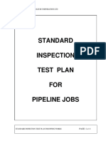 G. Std. ITP For Pipeline Job PDF