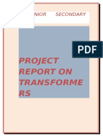 Project Report On Transforme RS: B.C.M Senior Secondary School