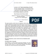 Modelling of The Respiratory System For PDF