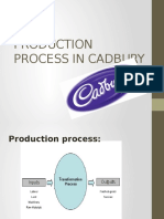 Production Process in Cadbury