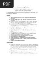 User Interface Design Guidelines