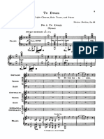 Berlioz Te Deum PV Score