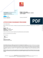 Attestation D'assurance Provisoire PDF