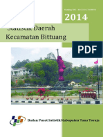 Statistik Daerah Kecamatan Bittuang 2014