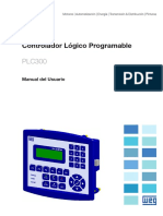 WEG Plc300 Manual Del Usuario 10001626215 Manual Espanol