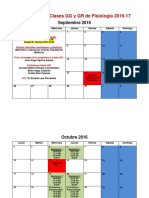 Calendario Seminarios Fisiologia 2016-2017
