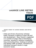 Orange Line Metro Train