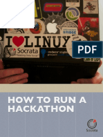 (Socrata) How To Run A Hackathon