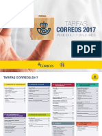 Tarifas 2017 CORREOS