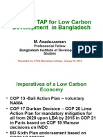 TNA and TAP For Low Carbon Development in Bangladesh: M. Asaduzzaman