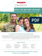 Trinity Healthcare Staffing Group_Military Spouse Hiring