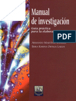 Manual de Investigacion - Guia Practica para La Elaboracion de Tesis - Armando Martinez Ramirez - Erika Karina Ortega Larios